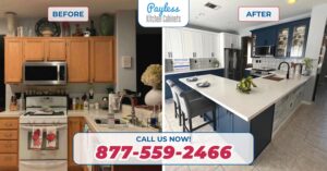 before and after remodeling a kitchen in Los Angeles County