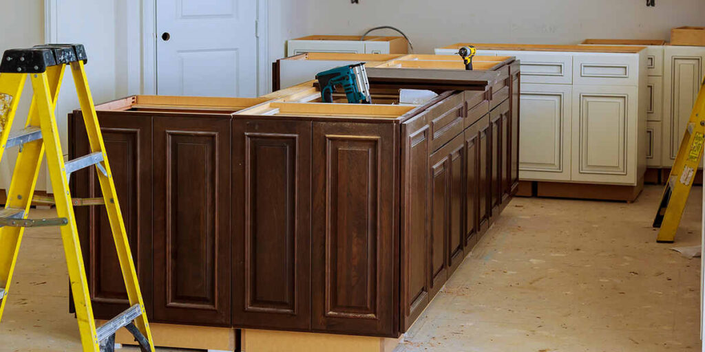 should you paint kitchen before installing countertops