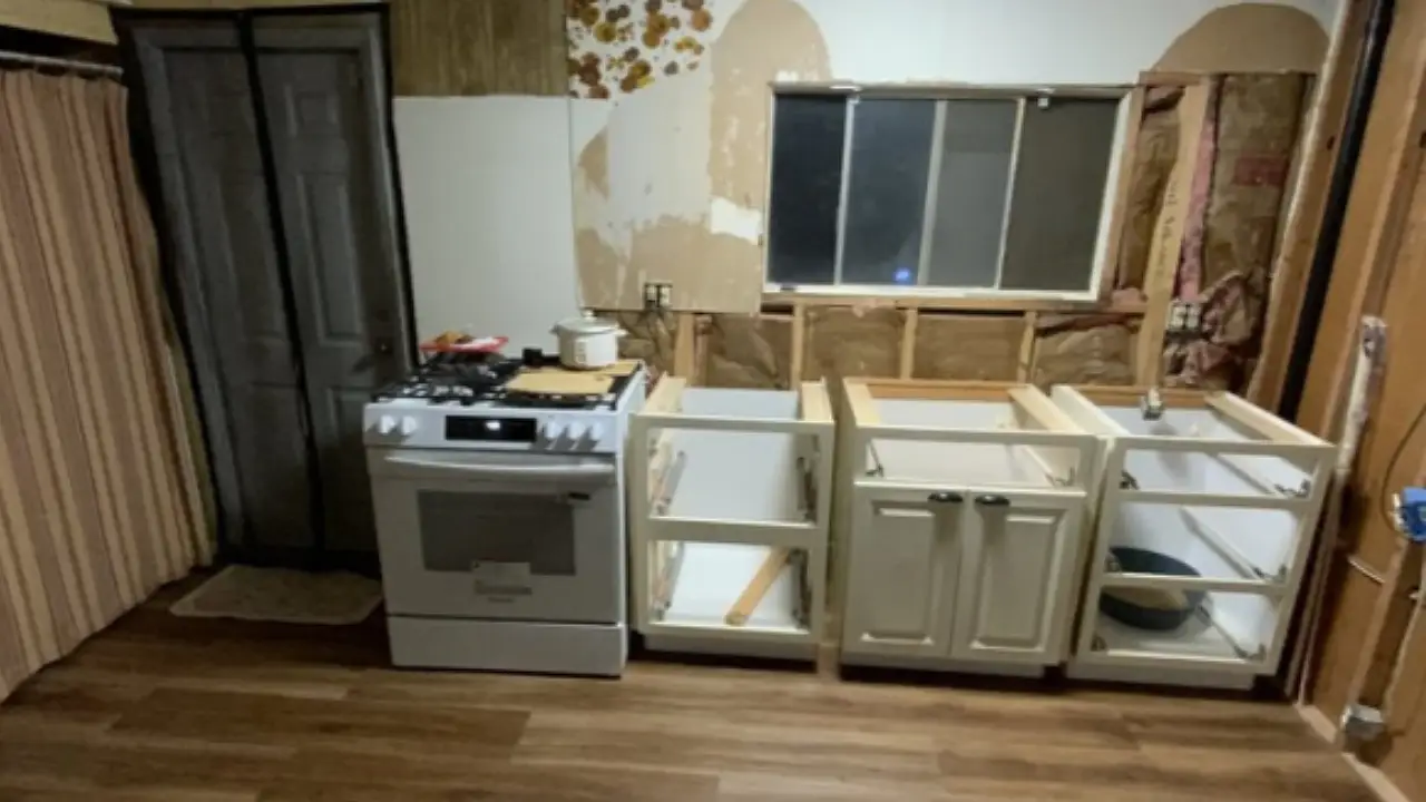 before the backsplash installation in Pasadena CA