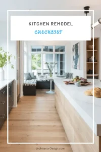 Kitchen Remodel Checklist
