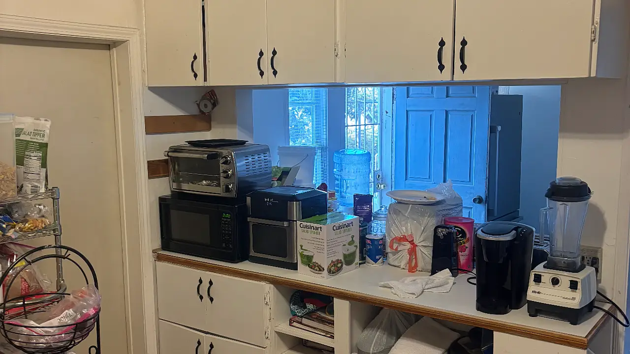 kitchen remodel project before