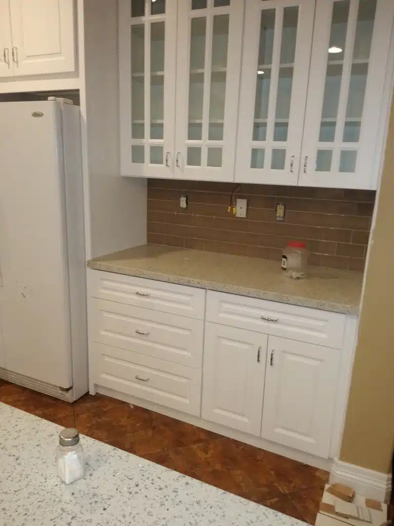 brick backsplash kitchen Simi Valley