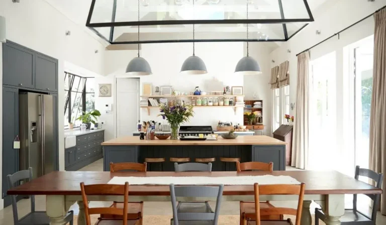 Decorated Kitchen Ceiling