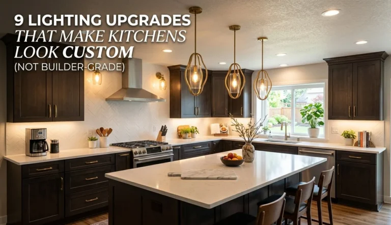 Kitchen Lighting Upgrades that make kitchens look custom
